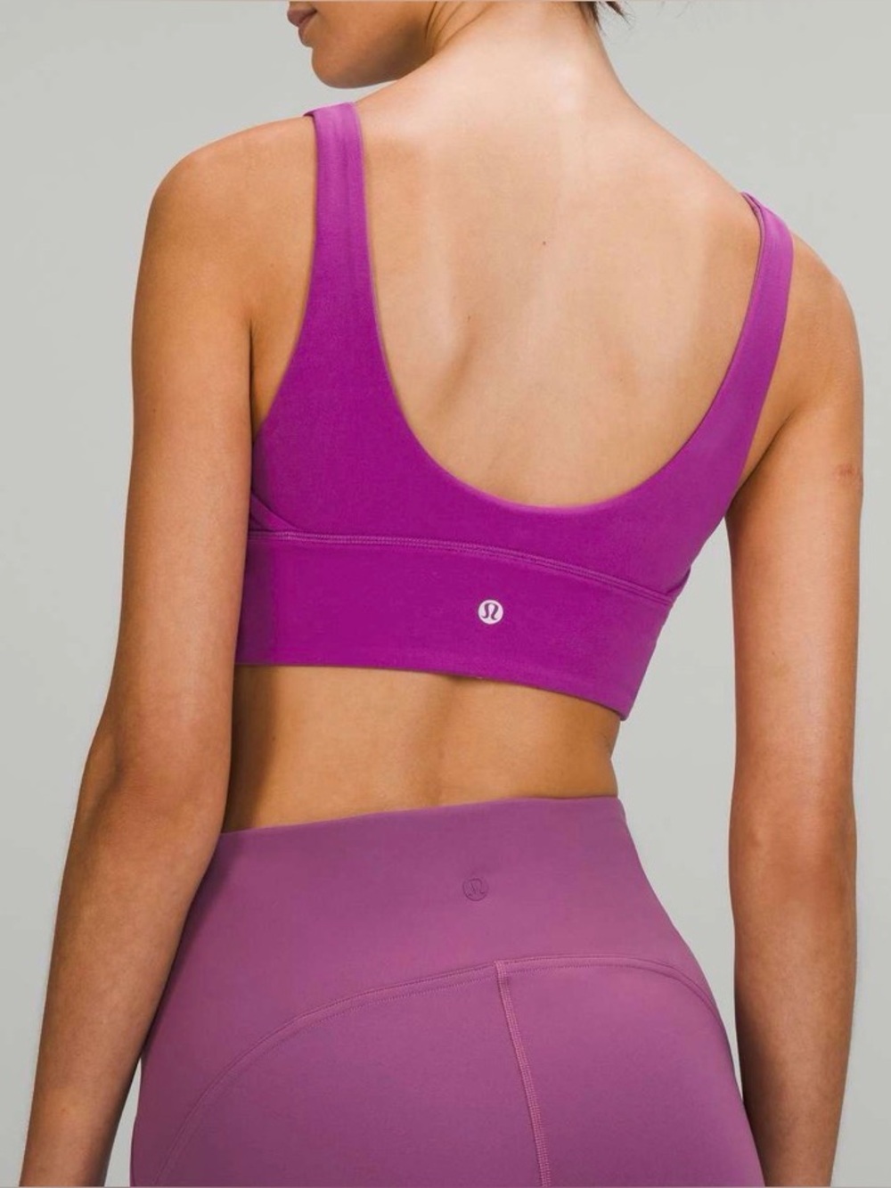 Lululemon Align Reversible Sports Bra Size 8 - Vivid Vintage Plum, Pilates, Pink